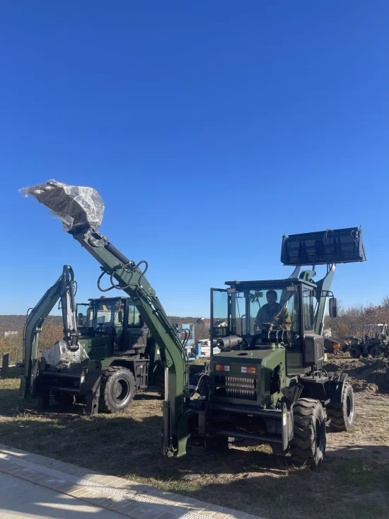 Backhoe Loader Müller B3.4