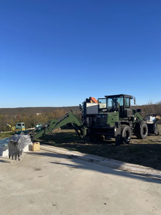 Backhoe Loader Müller B5.4